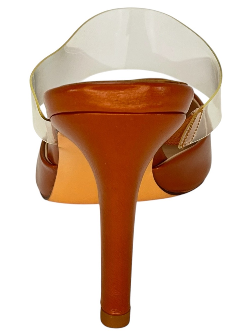 Vaila Valencia Tan Faux Leather Womens Heels Size 9M - Picture 4 of 10